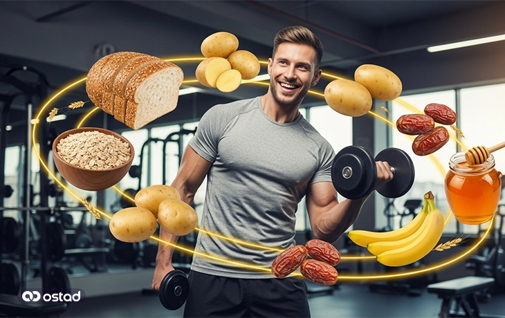 نقش کربوهیدرات‌ها در عضله‌سازی