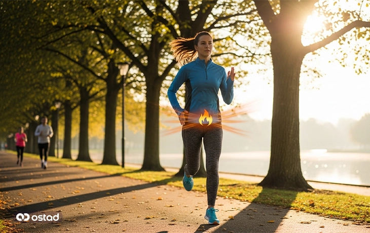 نقش ورزش در لاغری شکم و پهلو