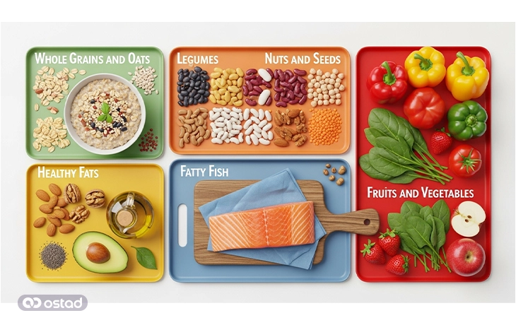 مواد غذایی مفید برای کاهش کلسترول