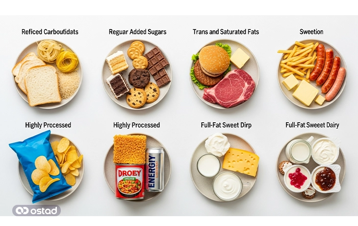 غذاهای مضر برای تنبلی تخمدان