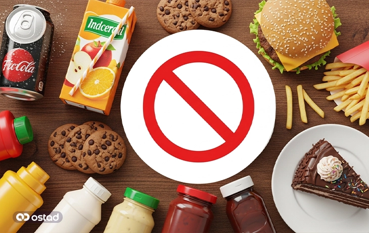 خوراکی‌های ممنوع در رژیم لاغری بدون ورزش