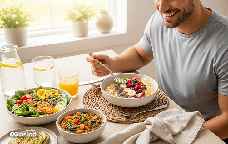 فواید سلامتی وگان و گیاه خواری