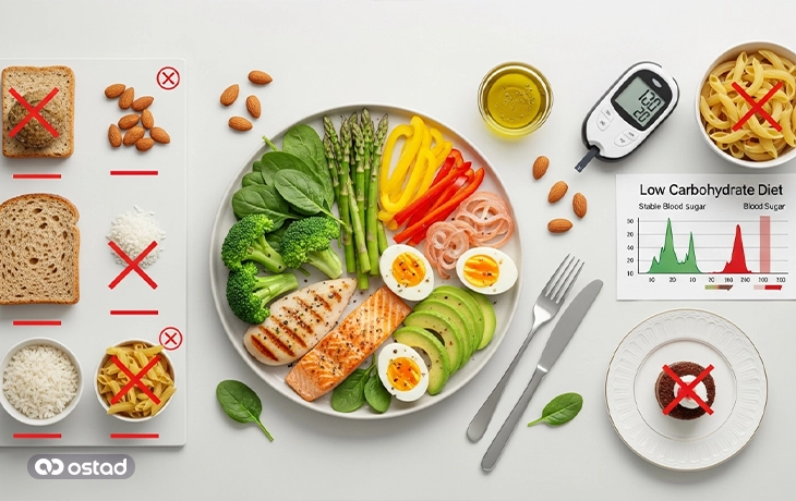 رژیم‌های کم کربوهیدرات برای کنترل دیابت