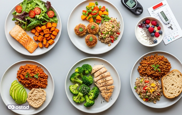 برنامه‌ریزی وعده‌های غذایی برای کنترل قند