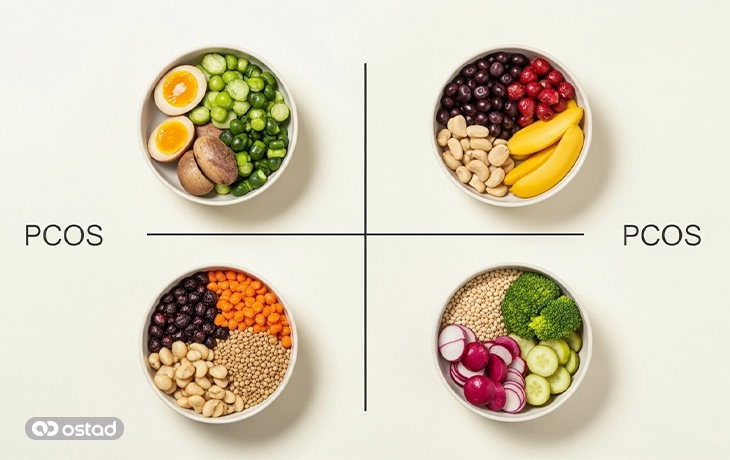 مواد غذایی مفید برای تنبلی تخمدان