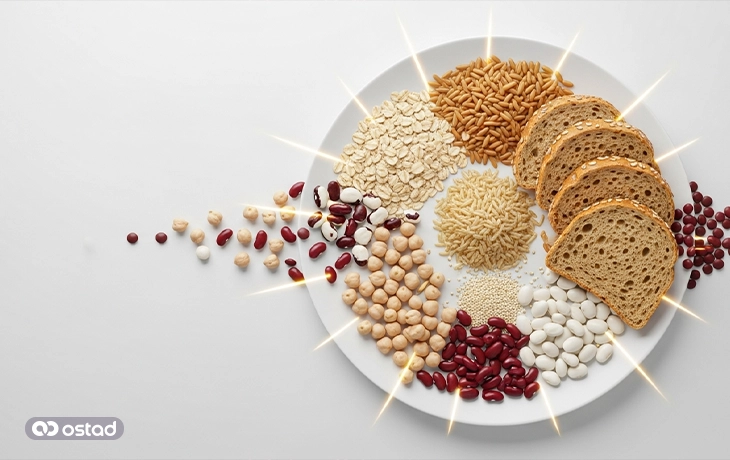 دانه‌های کامل و حبوبات برای کبد