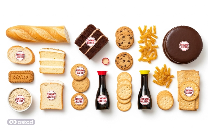 فهرست مواد غذایی حاوی گلوتن