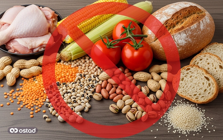 غذاهای مضر یا نامناسب برای B-