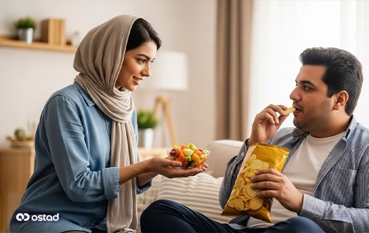 نقش میان وعده در رژیم لاغری