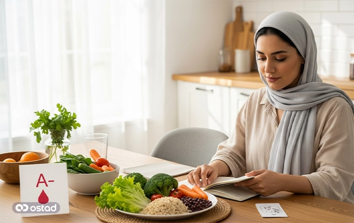 رژیم غذایی گروه خونی A منفی