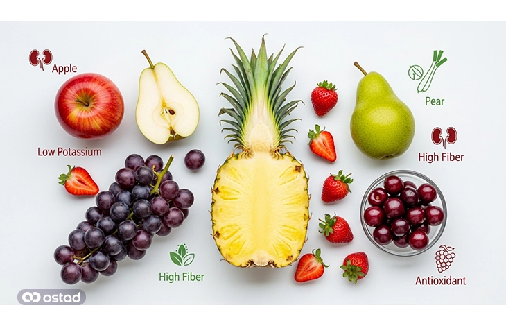 میوه‌های مناسب برای کاهش اوره 