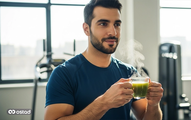 نوشیدن قهوه و چای سبز قبل از ورزش