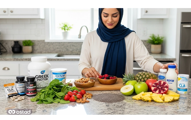 خوراکی‌ها و مکمل‌های موثر در چربی سوزی 