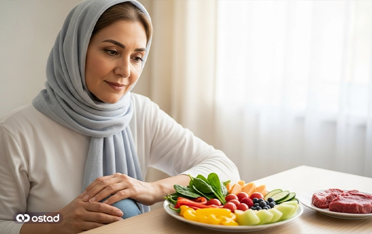 رژیم غذایی نقرس 