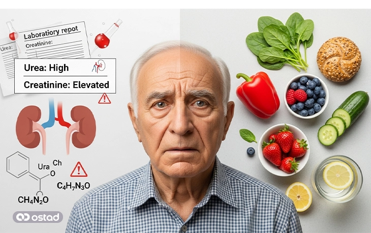 رژیم غذایی برای کاهش اوره و کراتینین