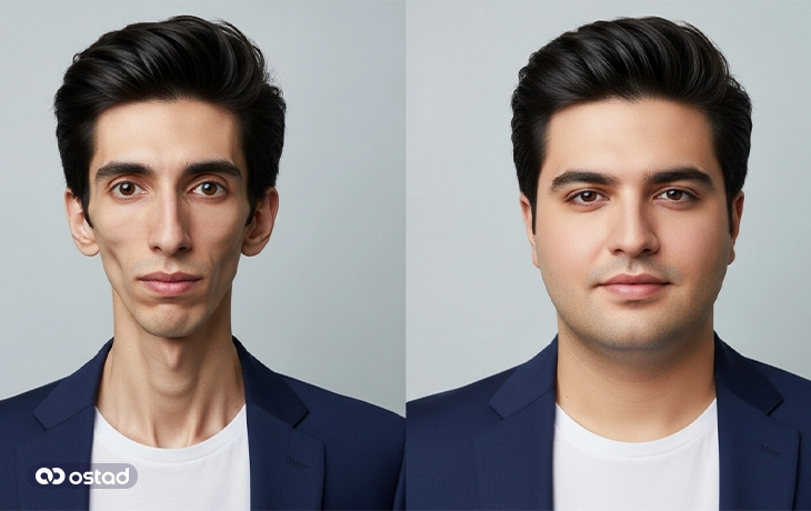 برای چاقی صورت چه بخوریم