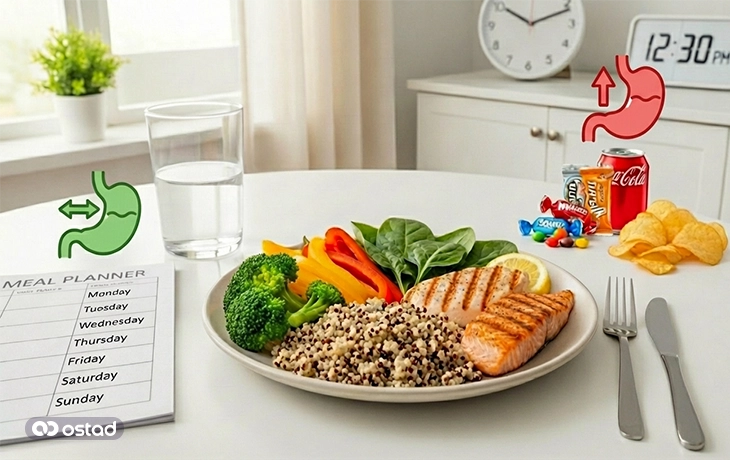 اصلاح الگوی غذایی برا کنترل سطح گرلین