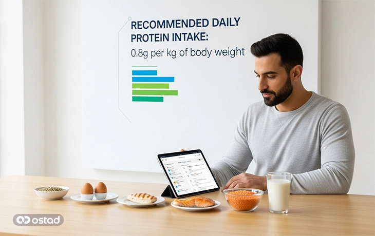 میزان پروتئین مورد نیاز بدن