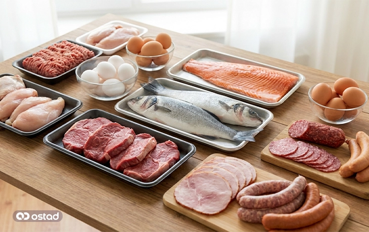 گوشت‌ها و محصولات حیوانی