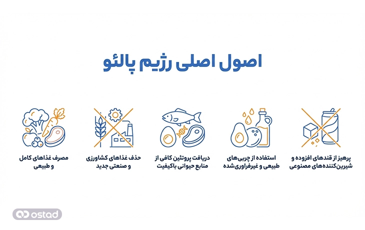 اصول اصلی رژیم پالئو