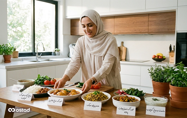 شام بعد از افطار