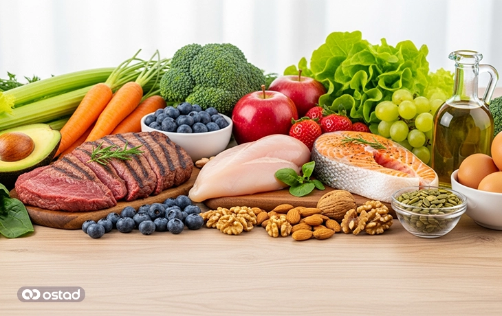 مواد غذایی مورد استفاده در رژیم پالئو