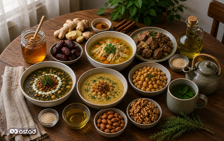 بهترین غذاها برای بلغمی‌ها