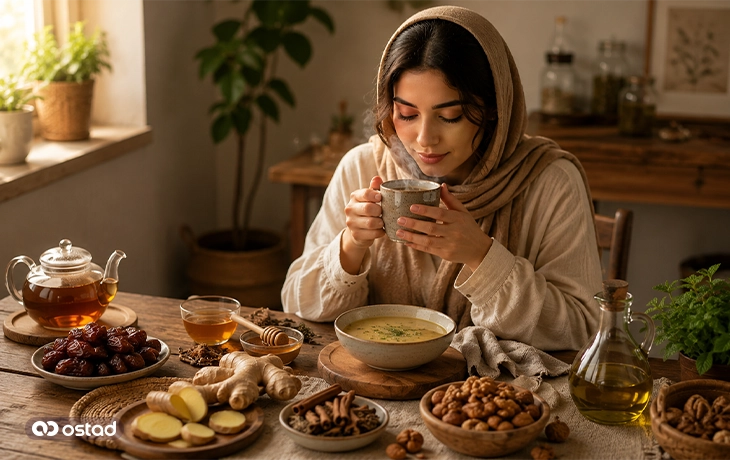 برای مزاج سرد چی بخوریم