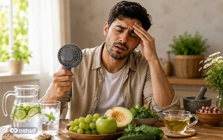 برای مزاج گرم چی بخوریم