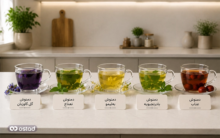 بهترین دمنوش‌ها برای مزاج گرم