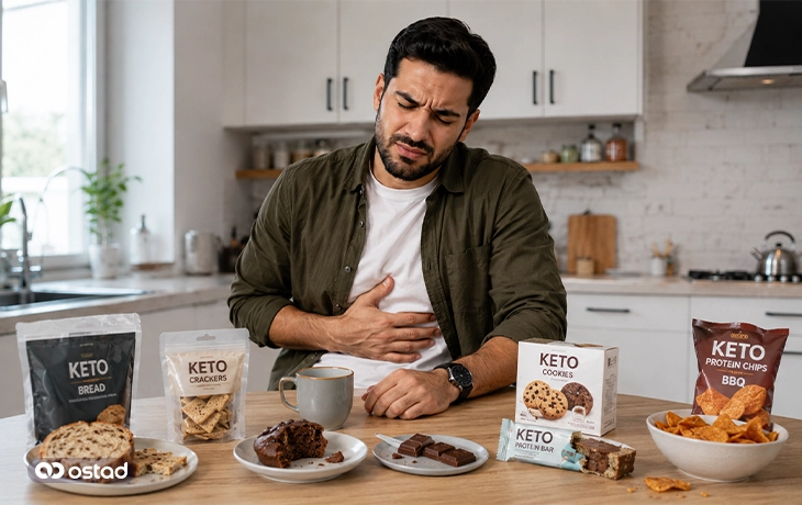 استفاده بیش از حد از محصولات کتو آماده