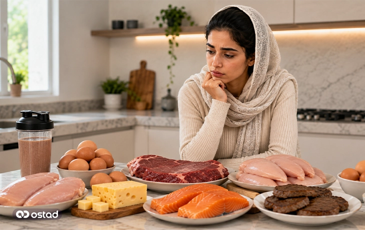 مصرف بیش از حد پروتئین