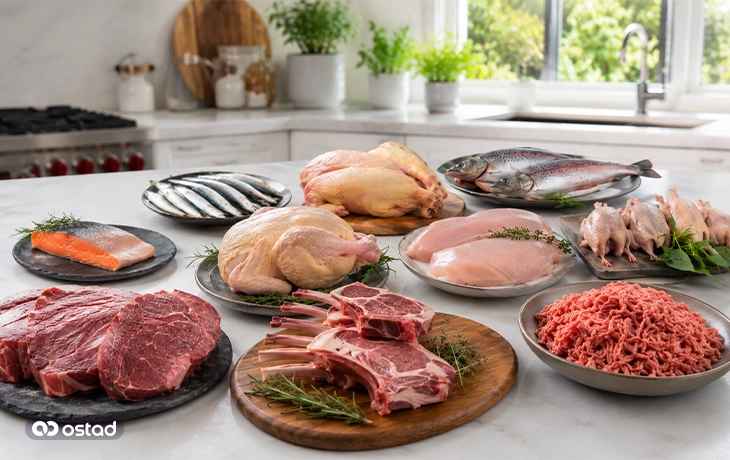 گوشتها و منابع پروتئینی مجاز در رژیم کتوژنیک