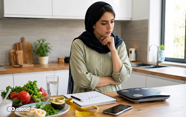 علت ثابت ماندن وزن در رژیم چیست؟