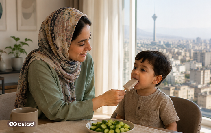 تامین آب مورد نیاز بدن کودکان با خوراکی‌های مناسب