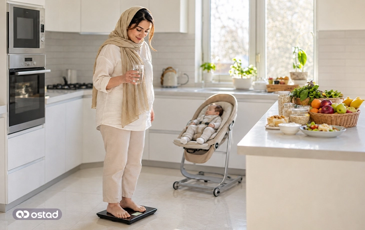 کاهش وزن بعد از زایمان